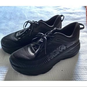 Hoka One One Bondi 7 - Size 8.5 Wide - Black